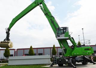 Graafmachines in overslaguitvoering Sennebogen 835M E