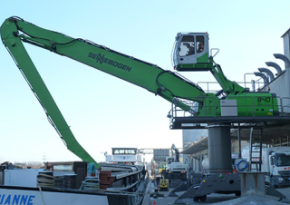 Graafmachines in overslaguitvoering Sennebogen 840M E 