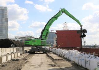 Graafmachines in overslaguitvoering Sennebogen 855M E Hybrid  