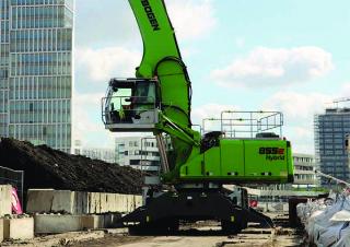 Graafmachines in overslaguitvoering Sennebogen 855M E Hybrid  