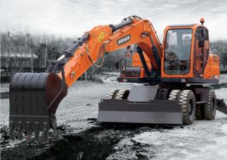 Mobiele graafmachines Doosan DX160W