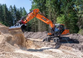 Mobiele graafmachines Doosan DX190W-7