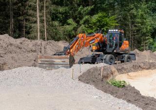 Mobiele graafmachines Doosan DX210W-7