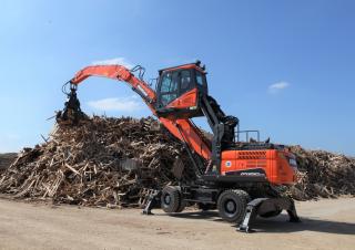 Graafmachines in overslaguitvoering Doosan DX250WMH-5