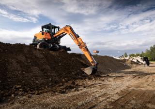 Mobiele graafmachines Doosan DX57W-7