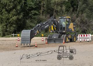Mobiele graafmachines Volvo EW180E