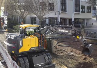 Mobiele graafmachines Volvo EWR170E