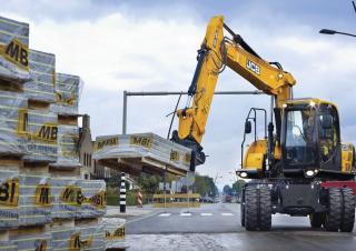 Mobiele graafmachines JCB JS145W