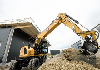 Mobiele graafmachines Caterpillar M317