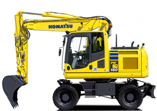 Mobiele graafmachines Komatsu PW160-10 
