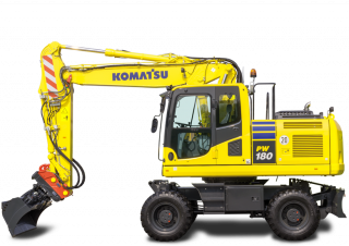 Mobiele graafmachines Komatsu PW180-10 