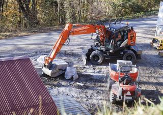 Mobiele graafmachines Hitachi ZX145W-6