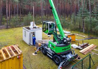 Mobiele kranen - Telescooparm Sennebogen 613E