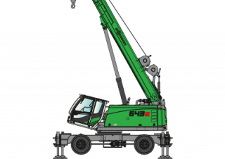 Mobiele kranen - Telescooparm Sennebogen 643E