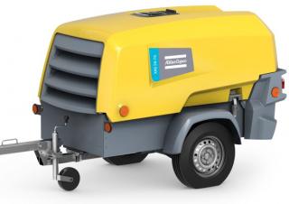 Perslucht Compressors Mobiele Perslucht Compressors - diesel, elektrisch, benzine Atlas Copco XAS 58-7 KdG 6 kVA