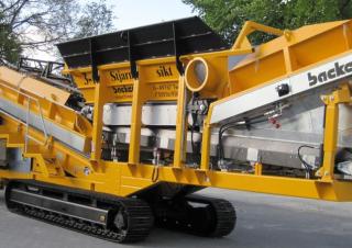 Mobiele zeefinstallaties Backers 3-ta