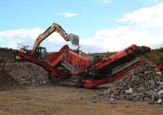 Mobiele zeefinstallaties Terex-Finlay 873+
