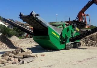 Mobiele zeefinstallaties Komplet KOMPATTO SC 5030 