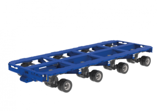 Opleggers Modulaire oplegger zware vrachten Goldhofer THP/CA