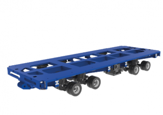 Opleggers Modulaire oplegger zware vrachten Goldhofer THP/DR