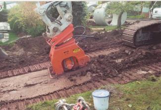 Aanbouwdelen Compactors voor hydraulische graafmachines NPK C-12C