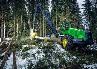Bosbouwmachines Oogstmachines John Deere 1270 G