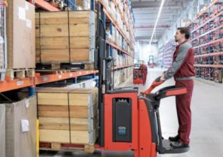 Pallet Stapelaars Pallet Stackers Sta op Rider Platform Linde D10AP 