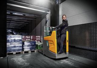 Pallet Stapelaars Pallet Stackers Sta op Rider Platform Jungheinrich ERD 220i