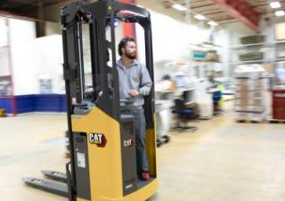 Pallet Stapelaars Pallet Stackers Sta op Rider Platform Caterpillar NSR12N2