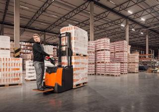 Pallet Stapelaars Pallet Stackers Sta op Rider Platform Toyota SPE120