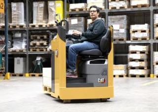 Palletwagens Pallettrucks Zittende Bestuurder Caterpillar NPS20N2