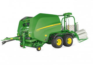 Ronde-balenpersen John Deere C451R