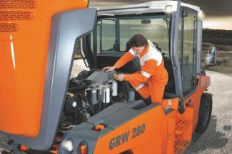 Walsen Walsen met rubberwielen Hamm GRW 280-20