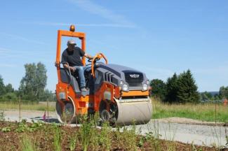 Walsen Walsen met rubberwielen Hamm HD 14 TT