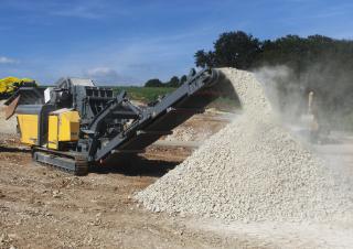 Puinrecyclinginstallaties Rubble Master RM V550GO!