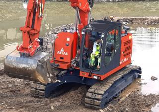 Rupsgraafmachines Atlas 185 LC-SR