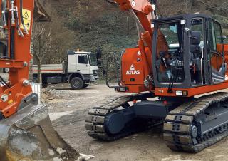Rupsgraafmachines Atlas 185 LC-SR