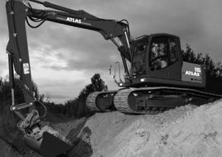 Rupsgraafmachines Atlas 190 LC