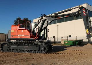 Rupsgraafmachines Atlas 215 LC-SR 
