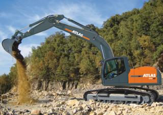 Rupsgraafmachines Atlas 240 LC