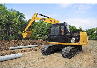 Rupsgraafmachines Caterpillar 313D2 GC