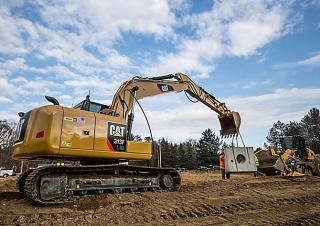 Rupsgraafmachines Caterpillar 313F L GC