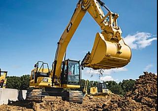 Rupsgraafmachines Caterpillar 320