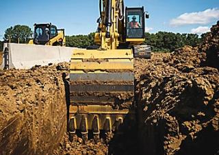 Rupsgraafmachines Caterpillar 320