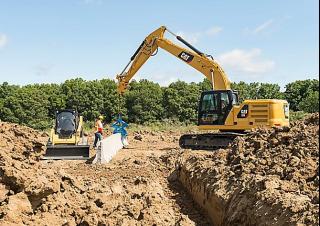 Rupsgraafmachines Caterpillar 320