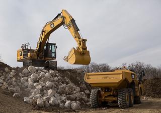 Rupsgraafmachines Caterpillar 336