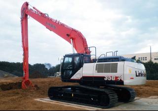 Rupsgraafmachines Link-Belt 350 X4 Long Front