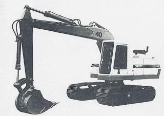 Rupsgraafmachines Case 40E