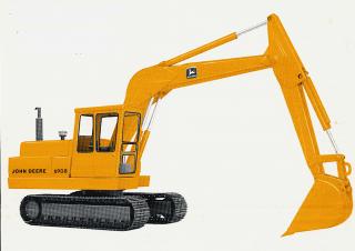 Rupsgraafmachines John Deere Construction 690B