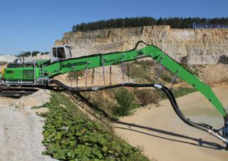Graafmachines in overslaguitvoering Sennebogen 830R E